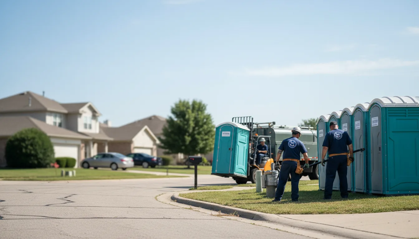 Porta Potty Rental in Mcloud, OK near me